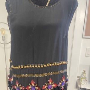 Gorgeous hand beaded silk top